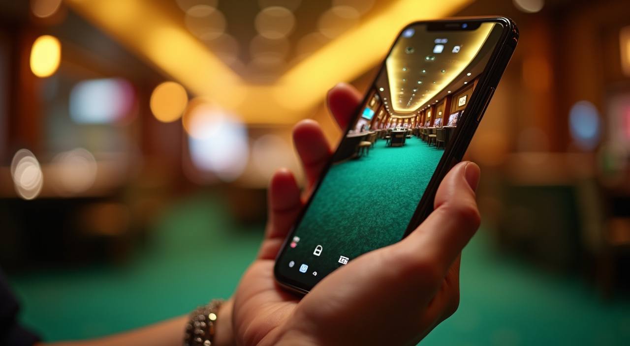 Mobile casino lobby